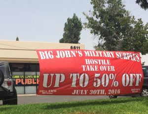 custom promotional banner